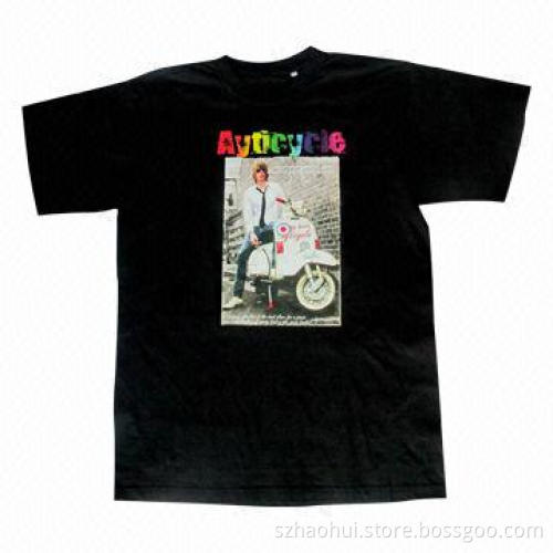 Heat-transfer Printing T-shirt, Single Jersey, Interlock, Viscose, Rib Available Fabric